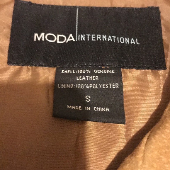 Moda International Suede Leather Jacket - Picture 2 of 4